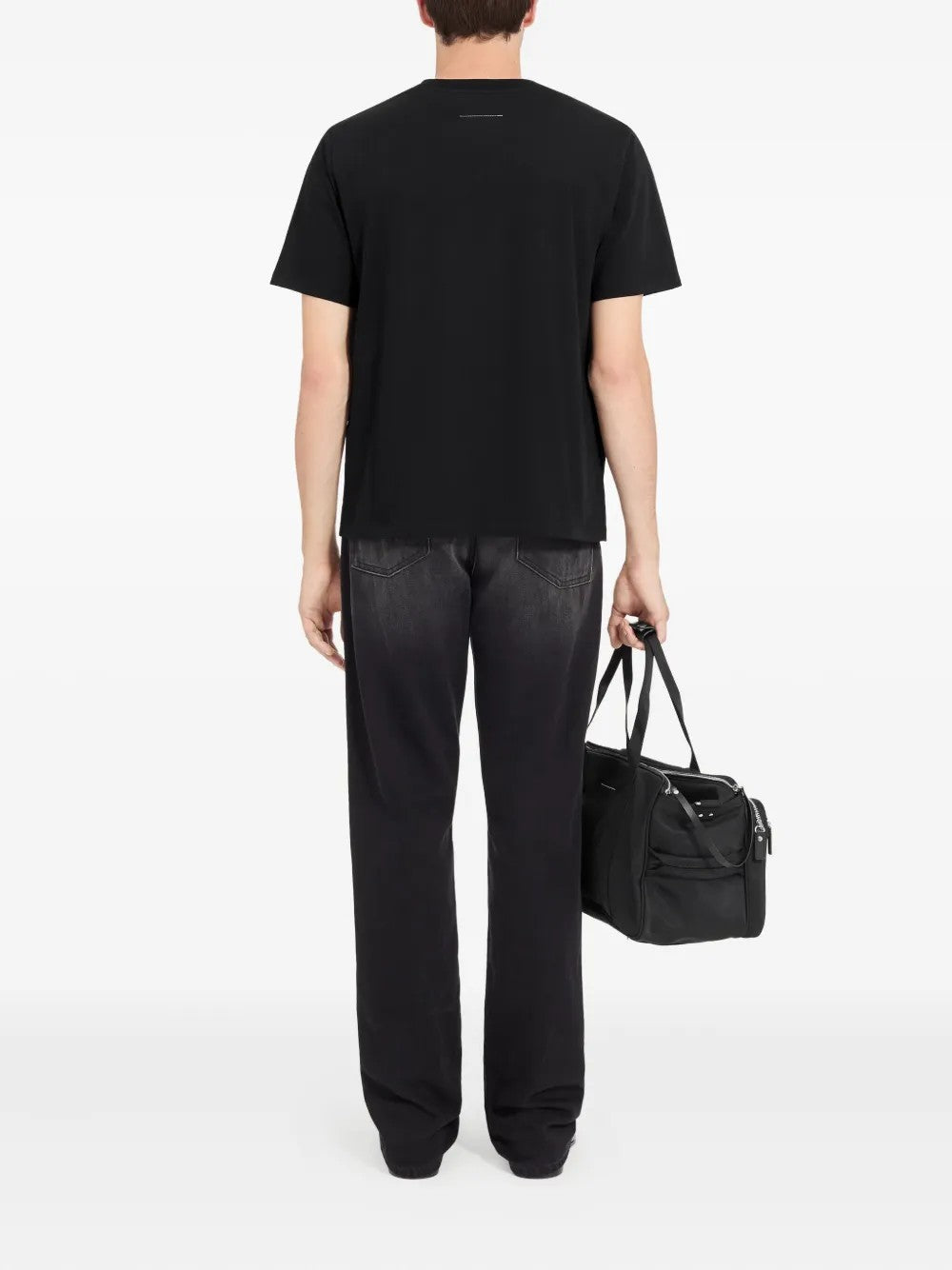 T-SHIRT Nero Mm6