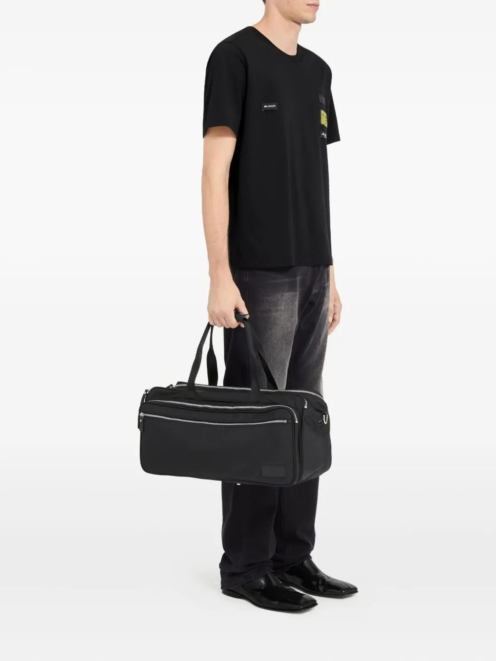 T-SHIRT Nero Mm6