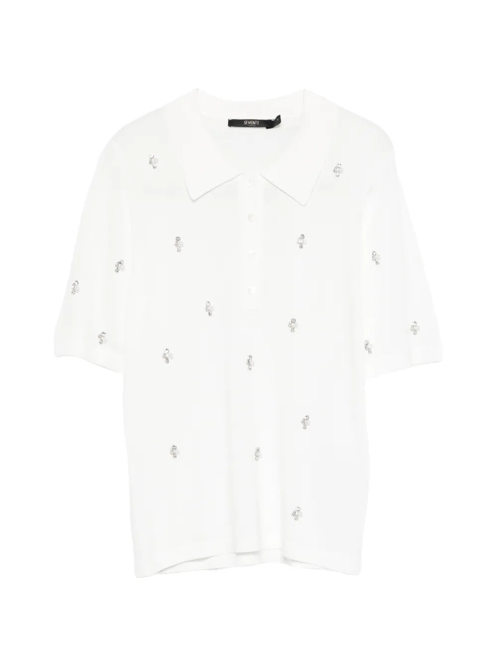 POLO CON RICAMO Panna Seventy