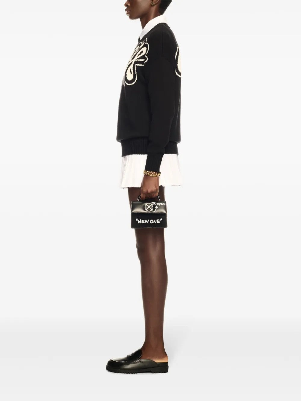 BORSA  Nero Off-white