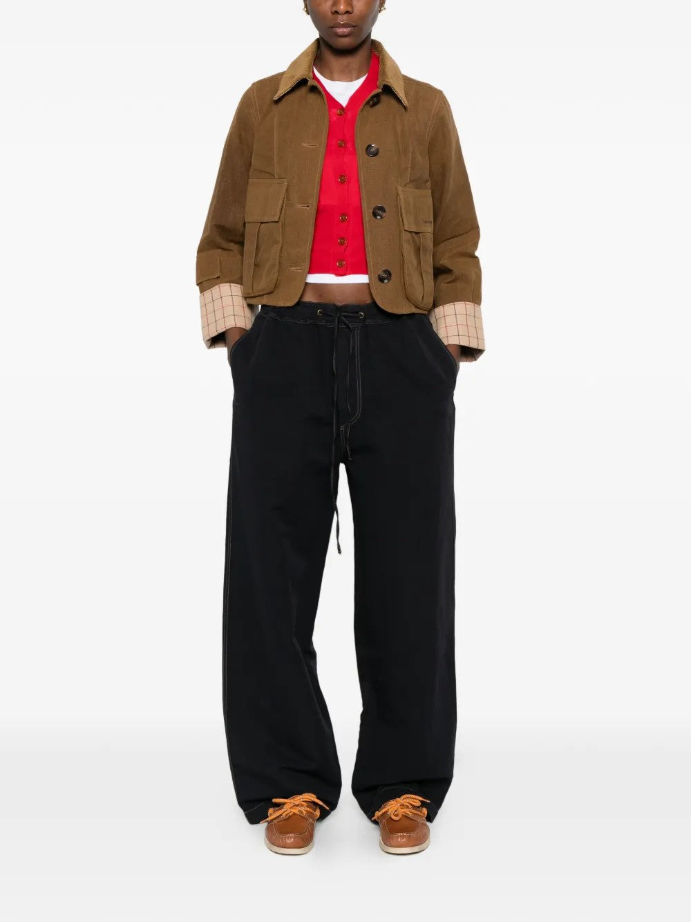 GIACCA Marrone Barbour