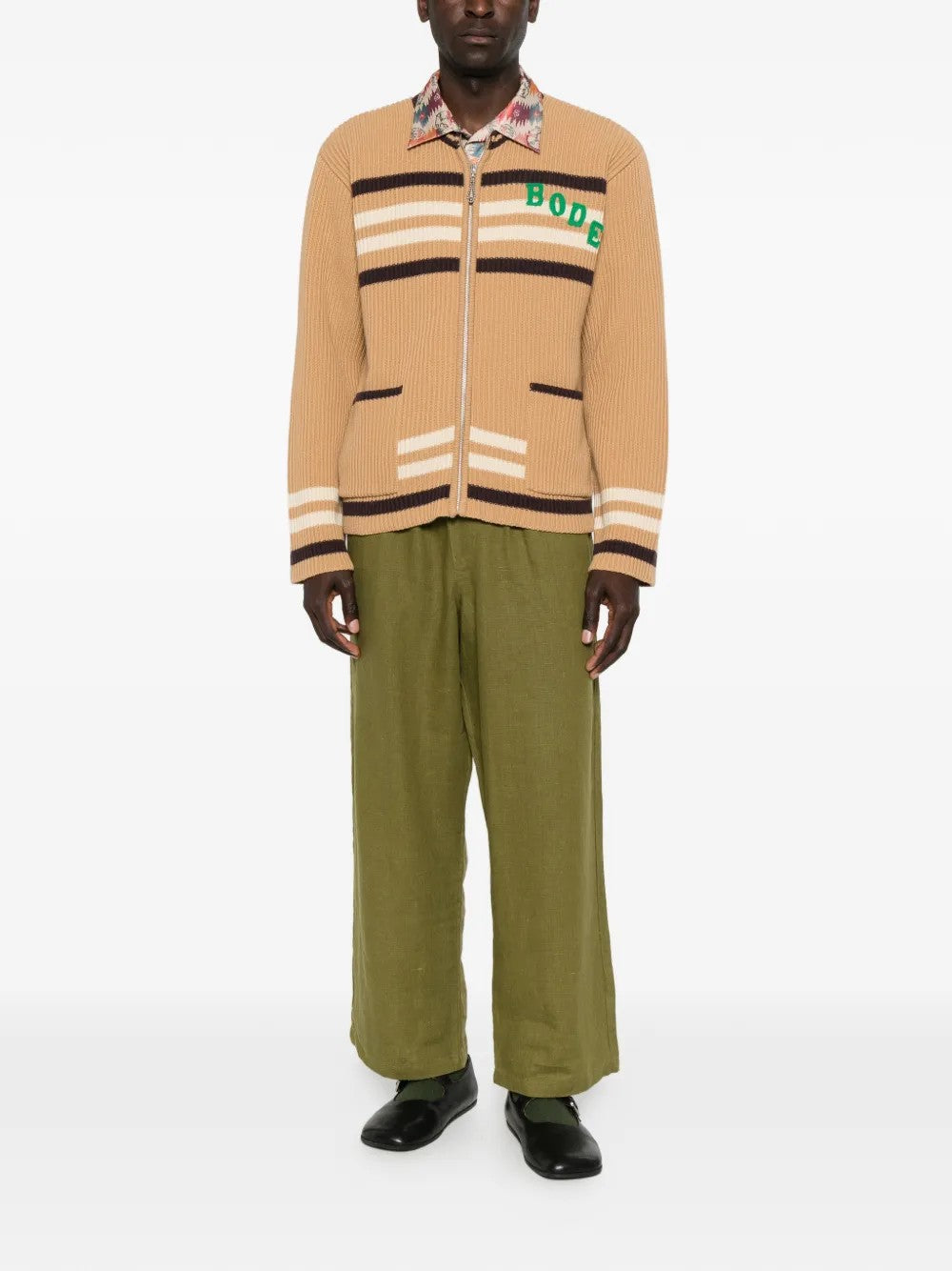 PANTALONE Verde Arte