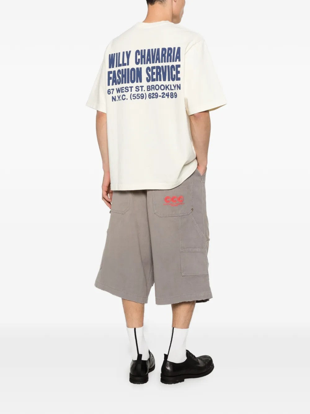 T-SHIRT Ecru Willy Chavarria