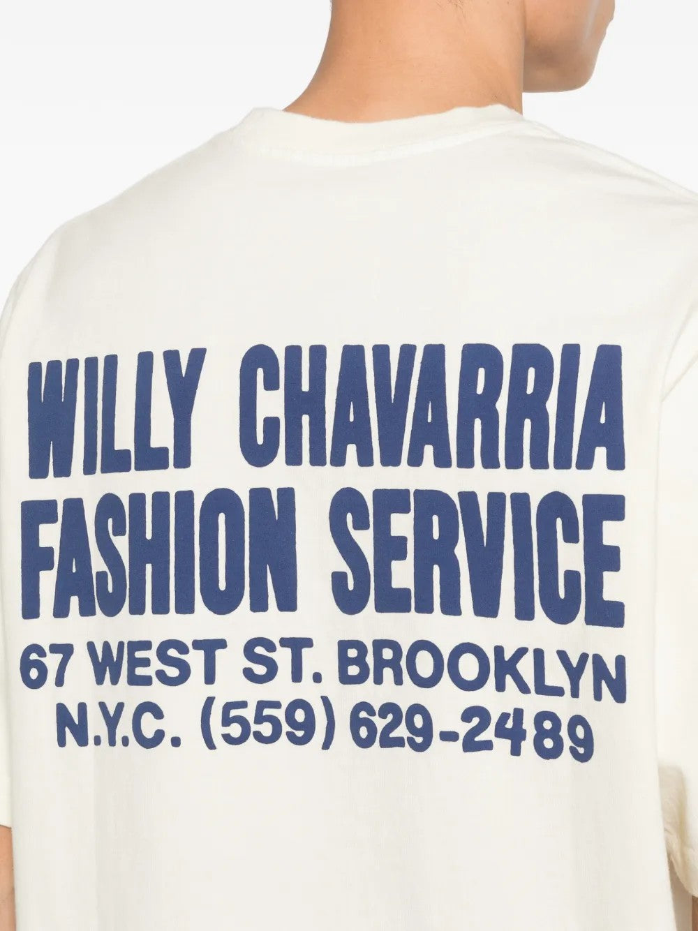 T-SHIRT Ecru Willy Chavarria
