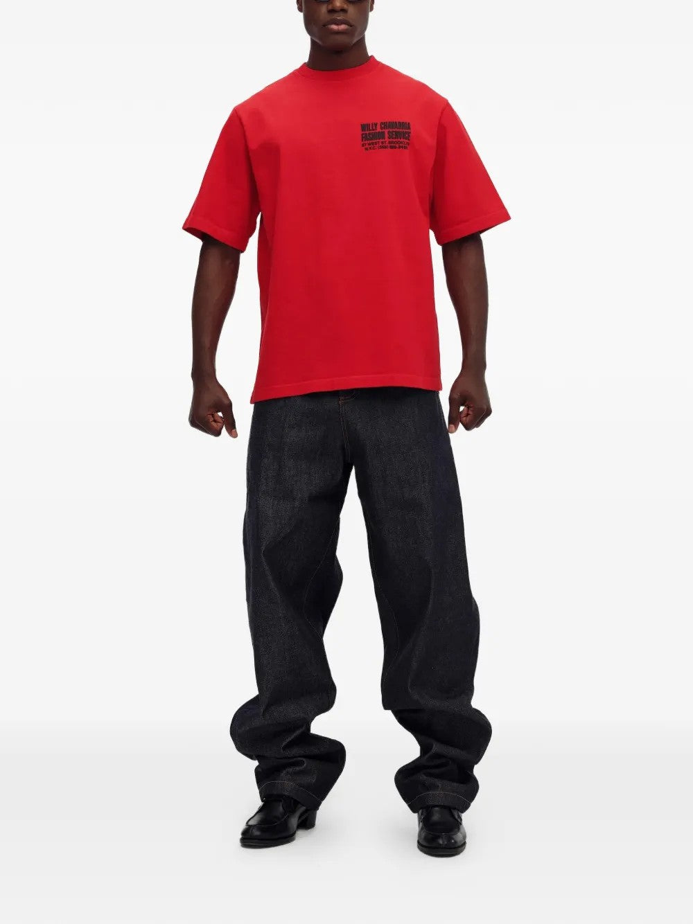 T-SHIRT Rosso Willy Chavarria