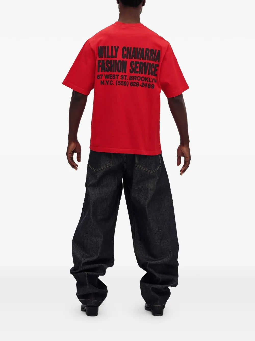 T-SHIRT Rosso Willy Chavarria