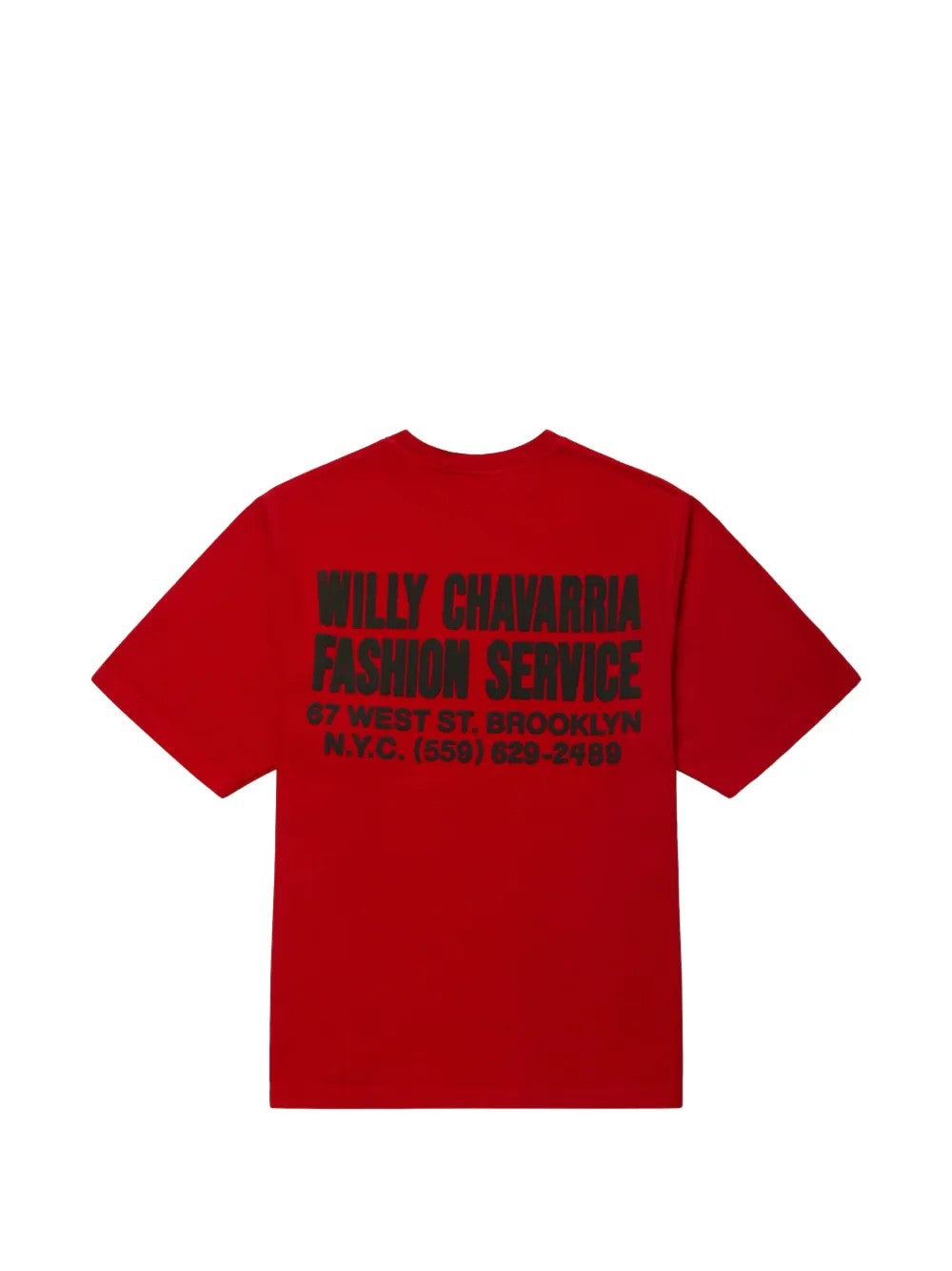 T-SHIRT Rosso Willy Chavarria