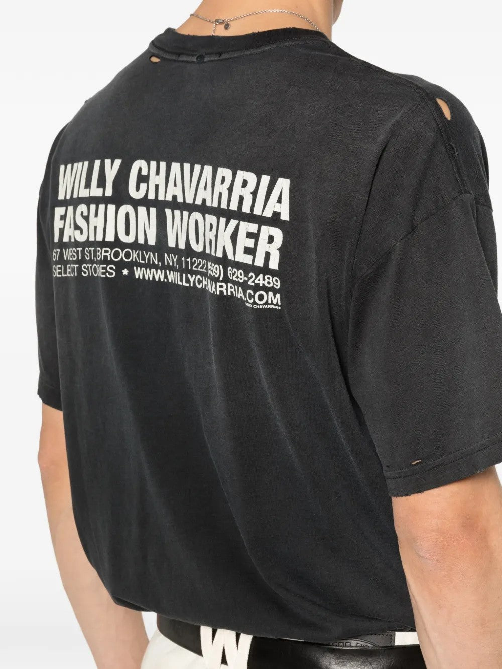 T-SHIRT Nero Willy Chavarria
