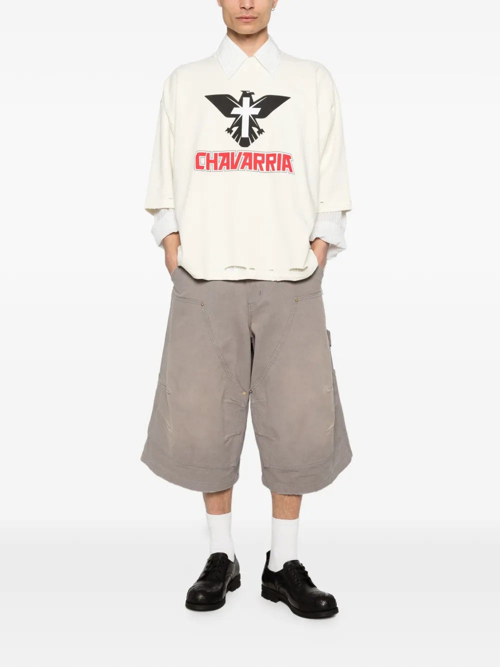 T-SHIRT Ecru Willy Chavarria