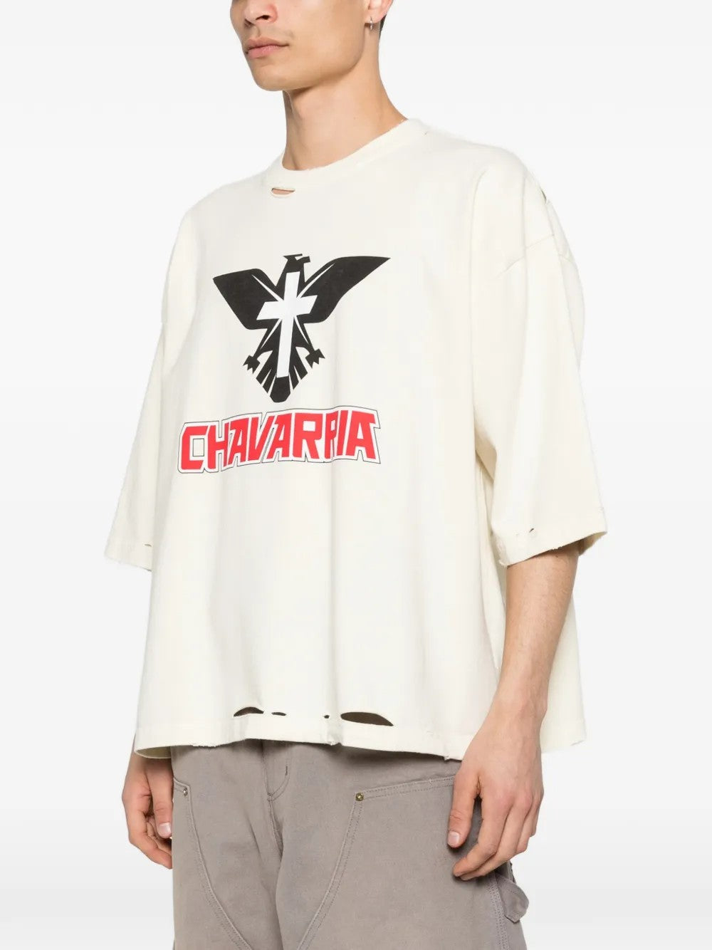 T-SHIRT Ecru Willy Chavarria