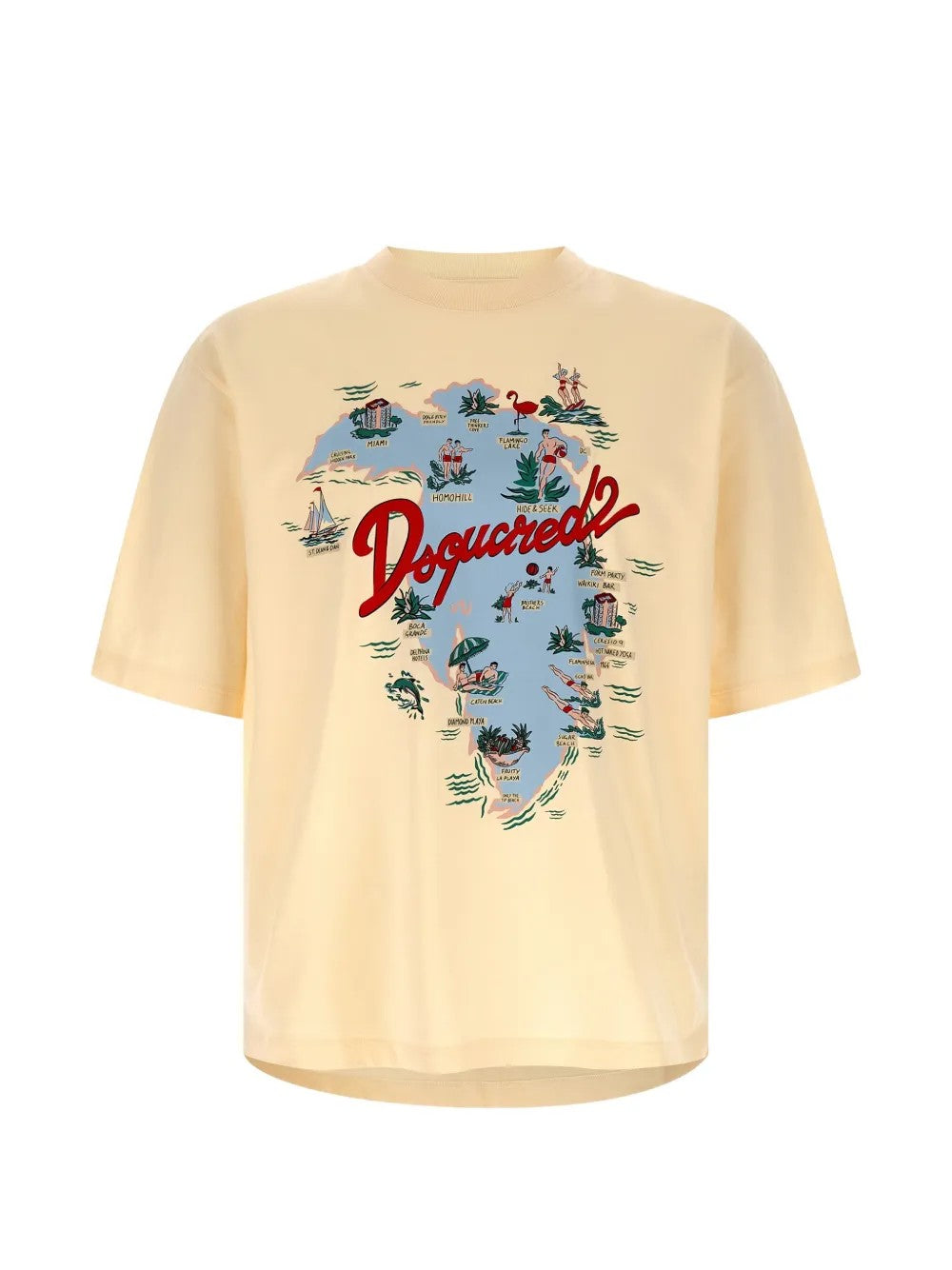 T-SHIRT Bianco Dsquared2
