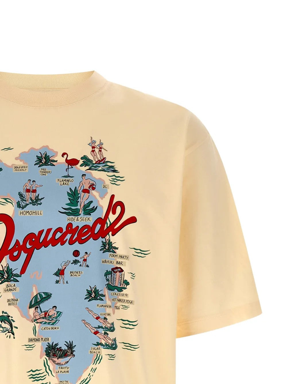 T-SHIRT Bianco Dsquared2