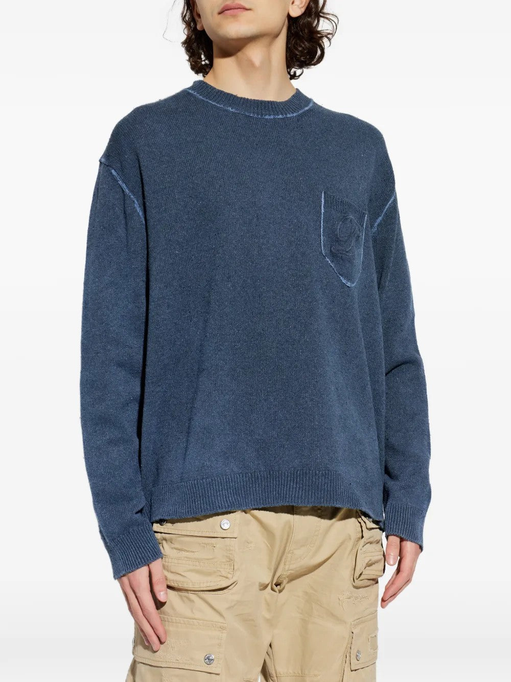 PULLOVER Blu Scuro Dsquared2