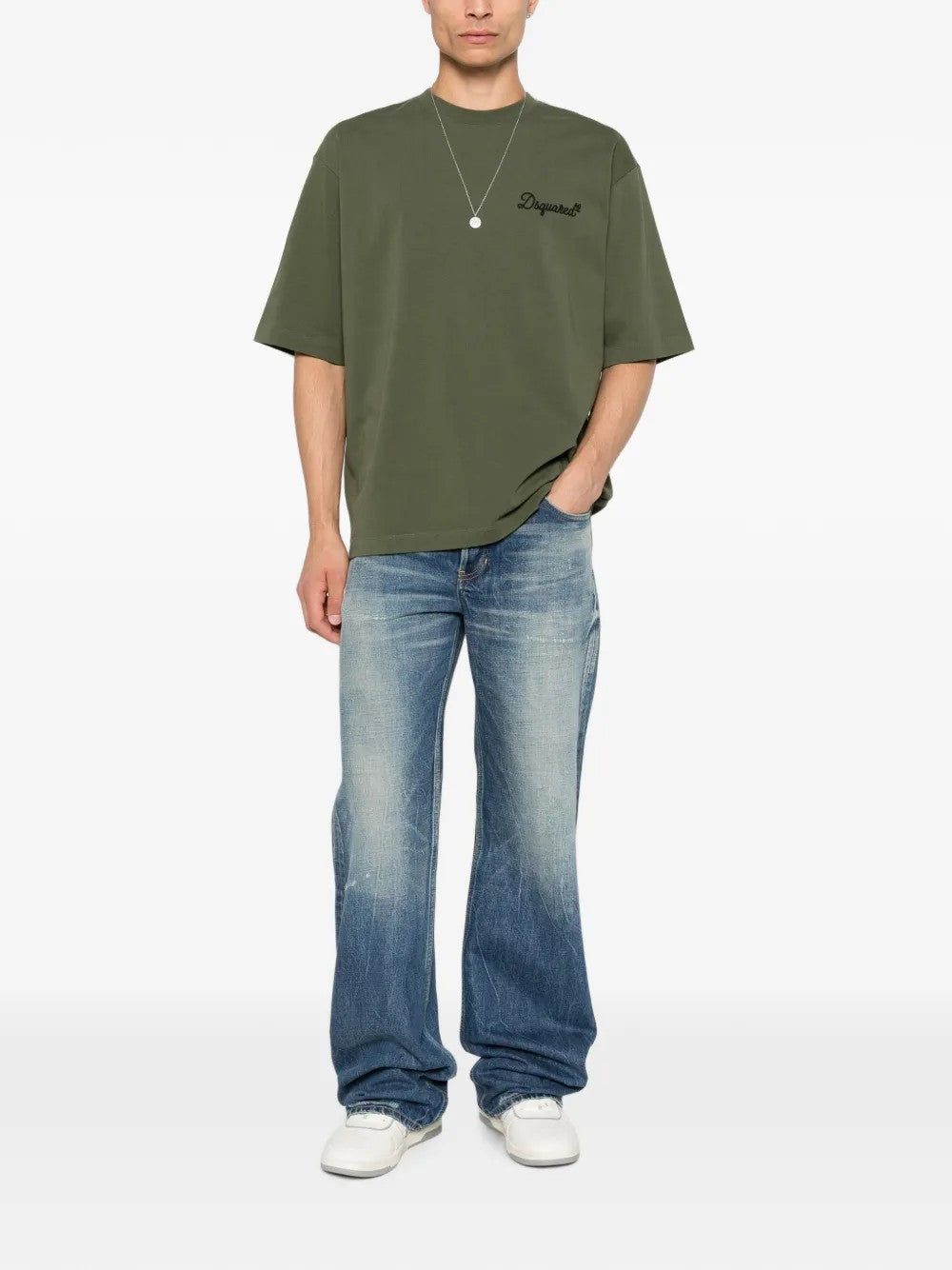 T-SHIRT Verde Dsquared2