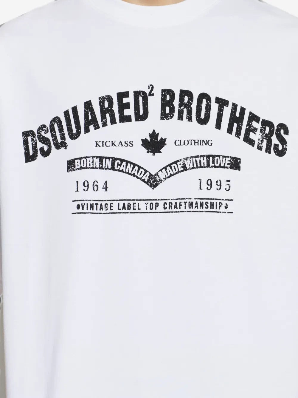 T-SHIRT Bianco Dsquared2