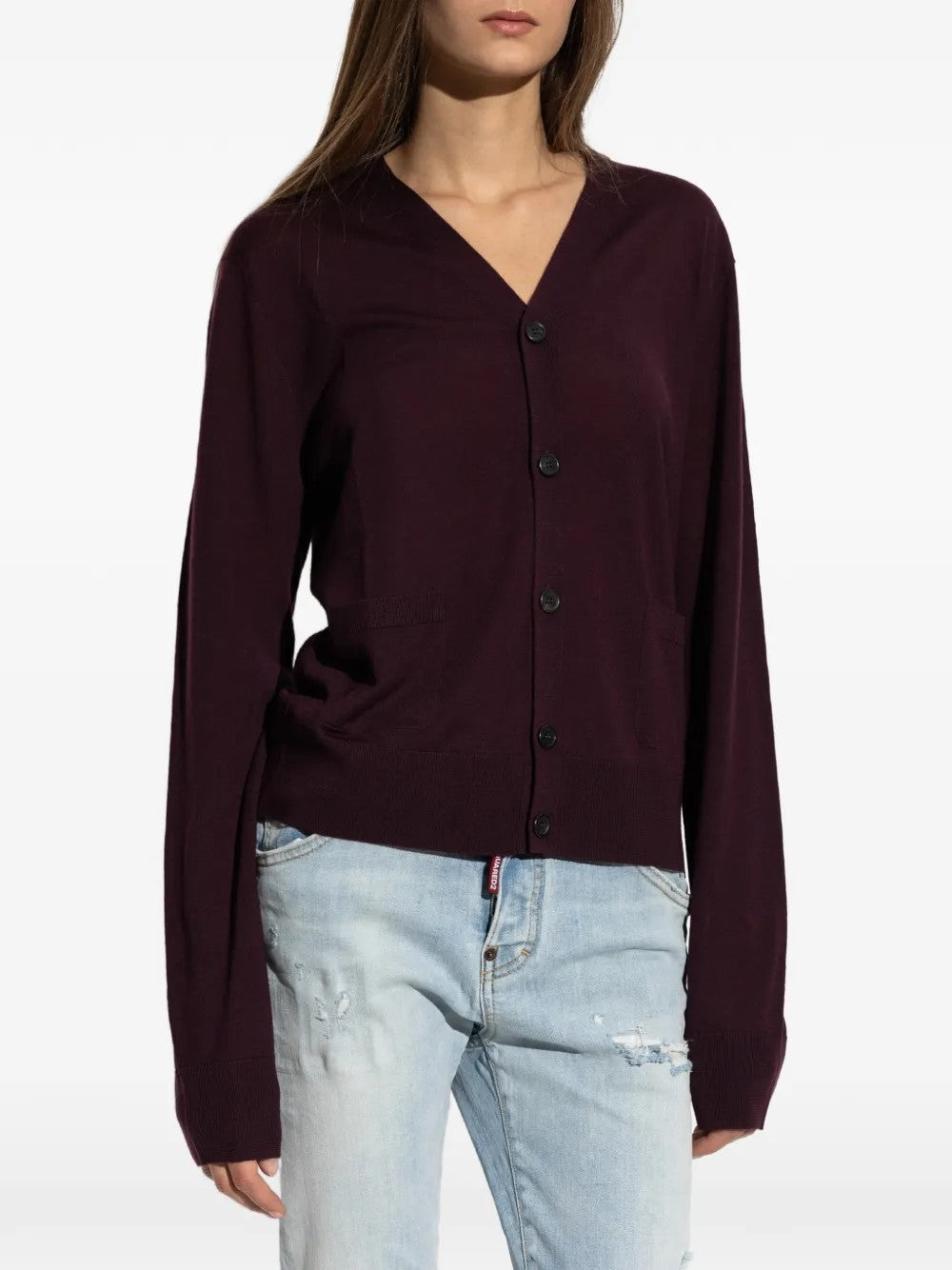 CARDIGAN Bordeaux Dsquared2