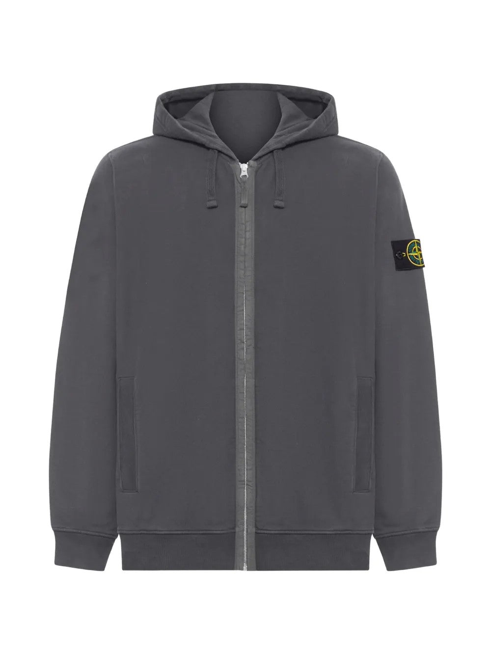 FELPA CAPPUCCIO Grigio Stone Island