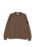 FELPA Marrone Stone Island