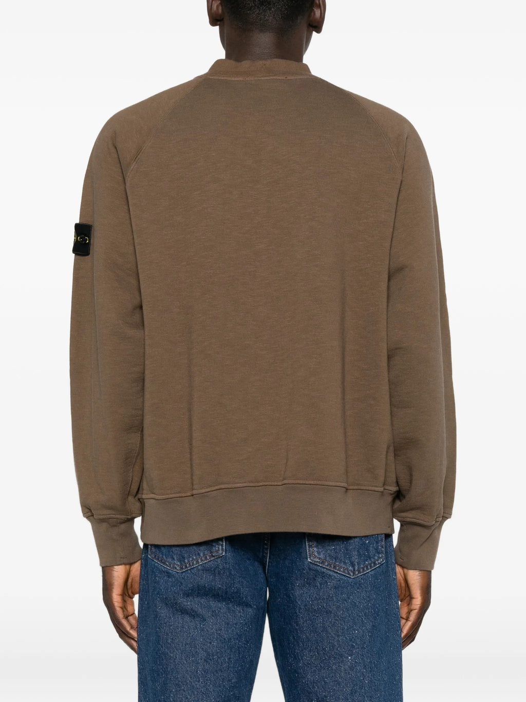 FELPA Marrone Stone Island