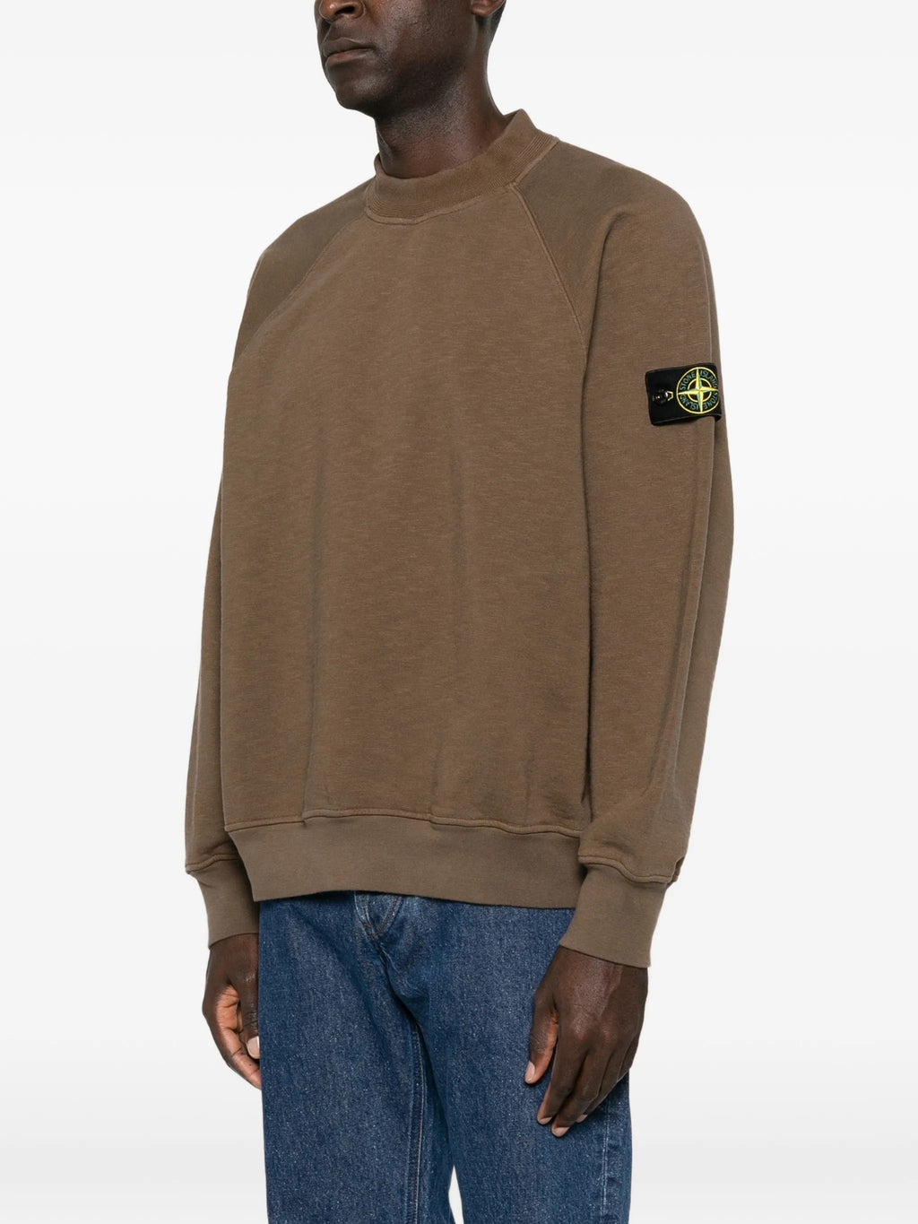 FELPA Marrone Stone Island