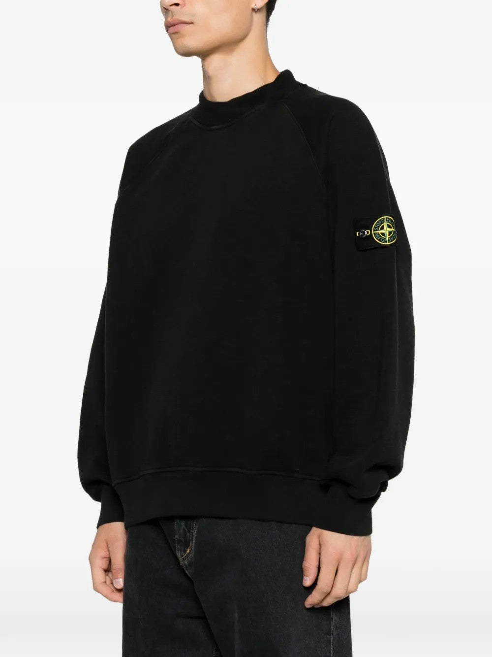 FELPA Nero Stone Island