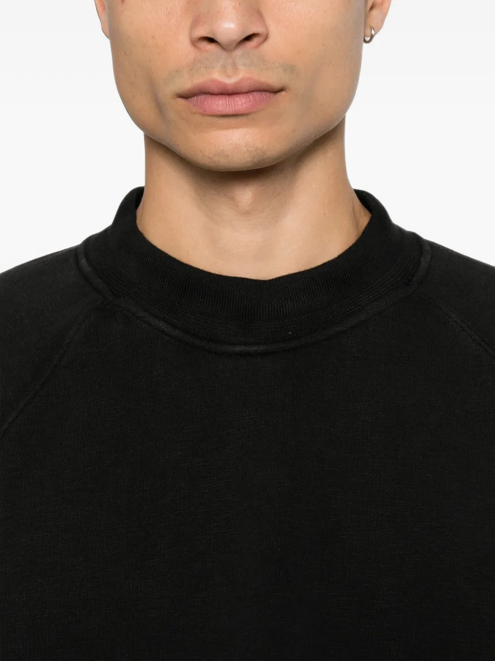 FELPA Nero Stone Island