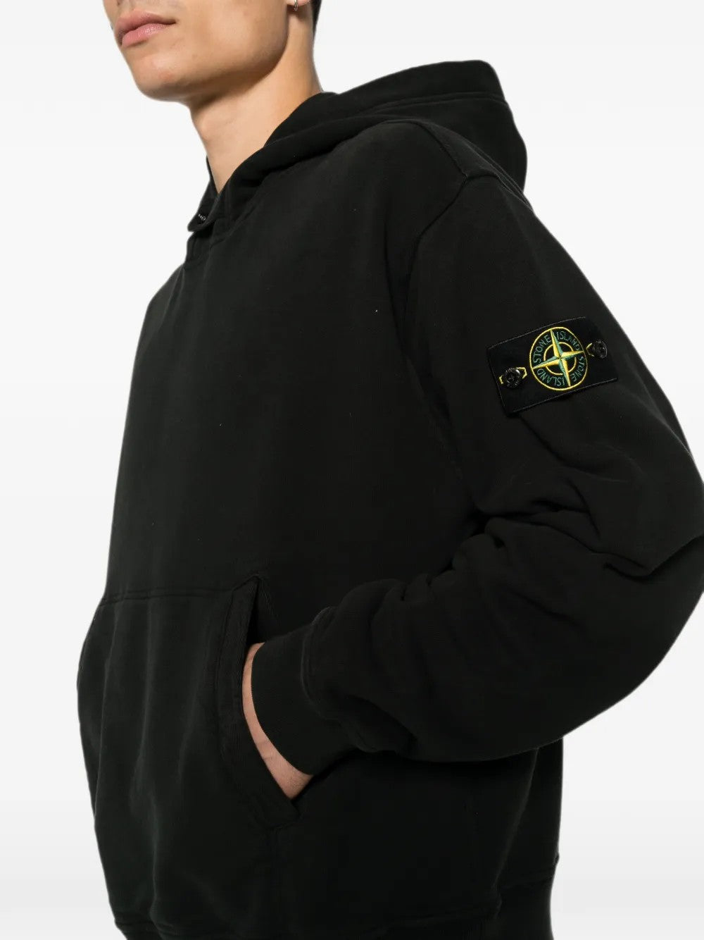FELPA Nero Stone Island