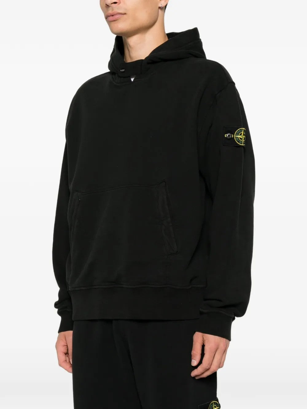 FELPA Nero Stone Island