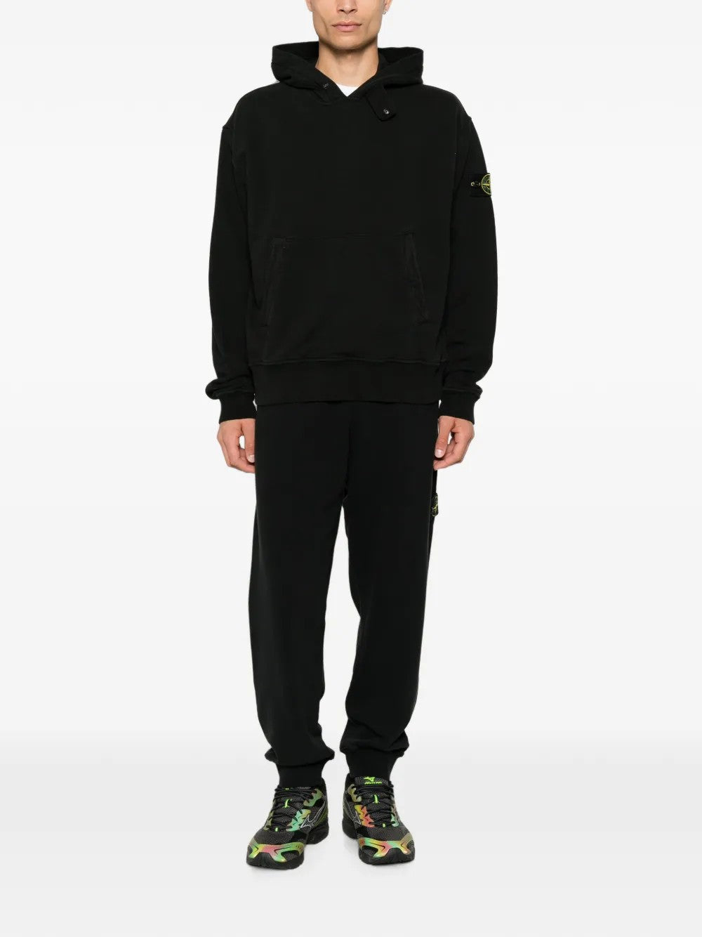 FELPA Nero Stone Island