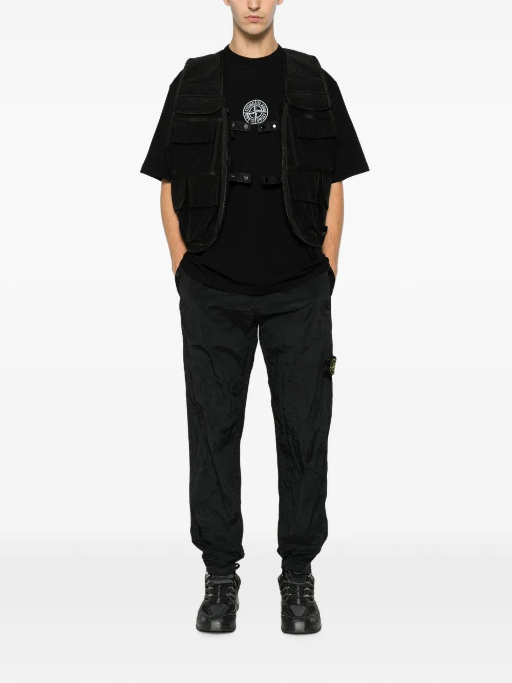 PANTALONE Nero Stone Island