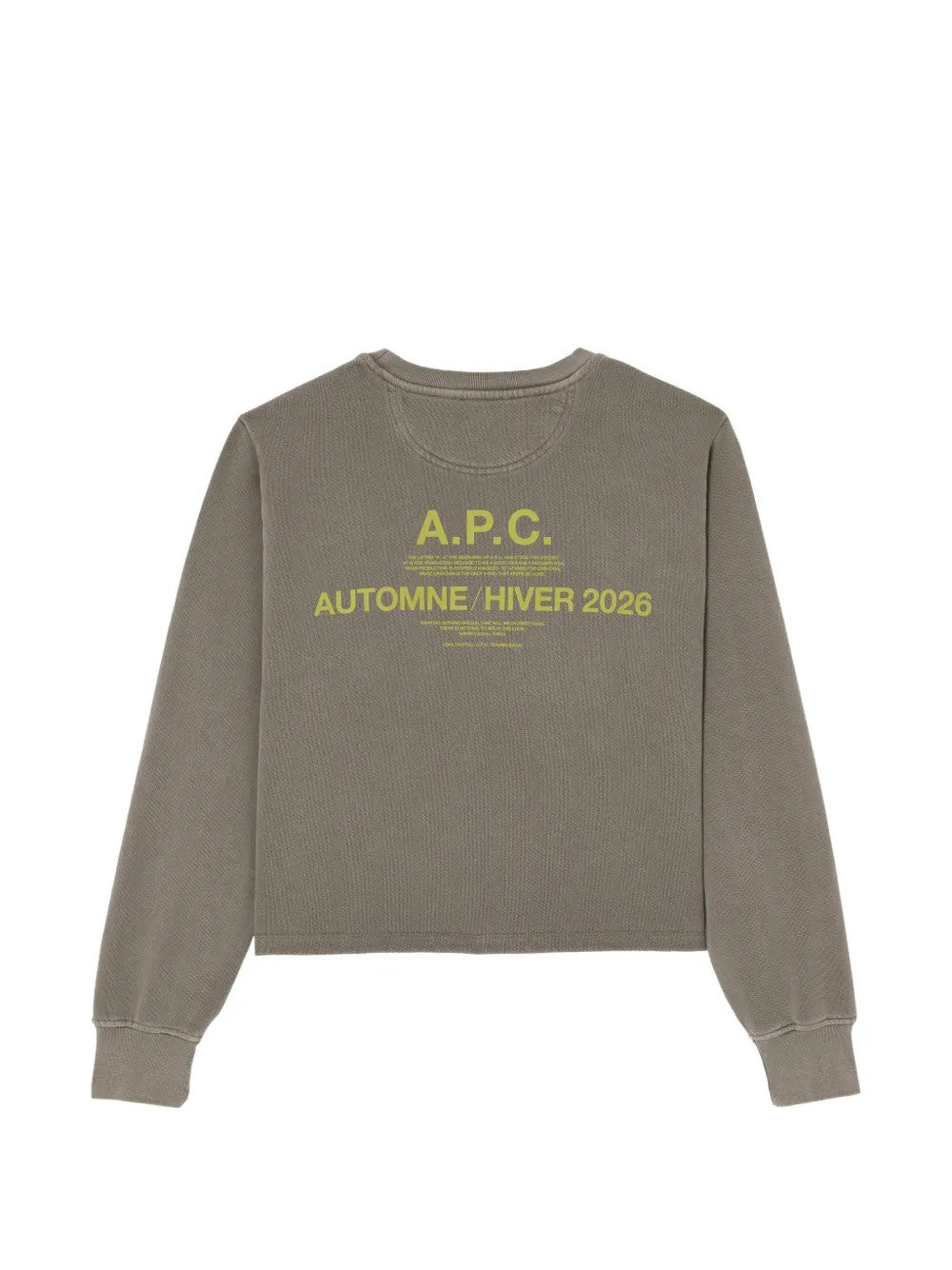 FELPA Grigio A.p.c.