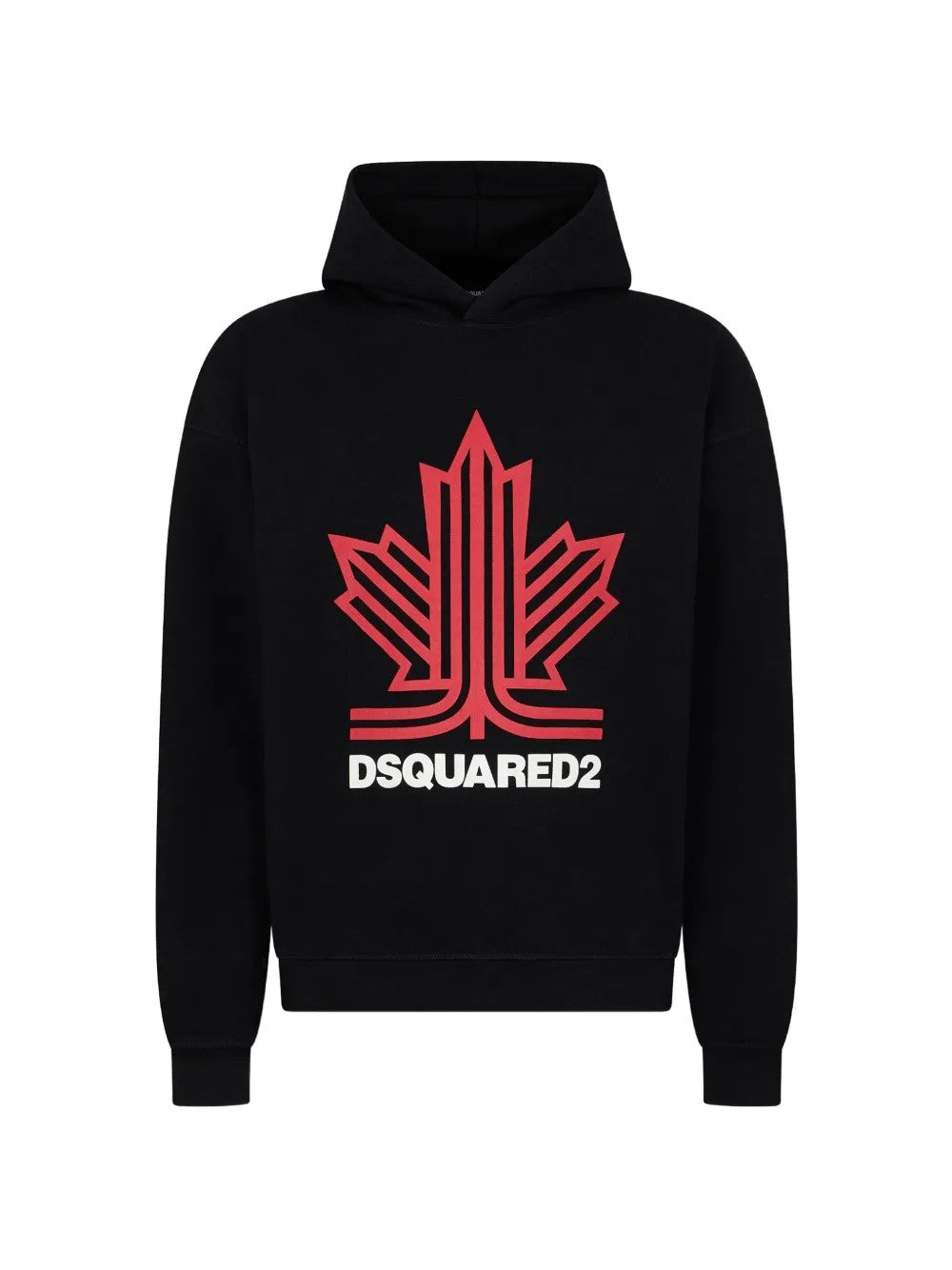 FELPA CAPPUCCIO Nero Dsquared2