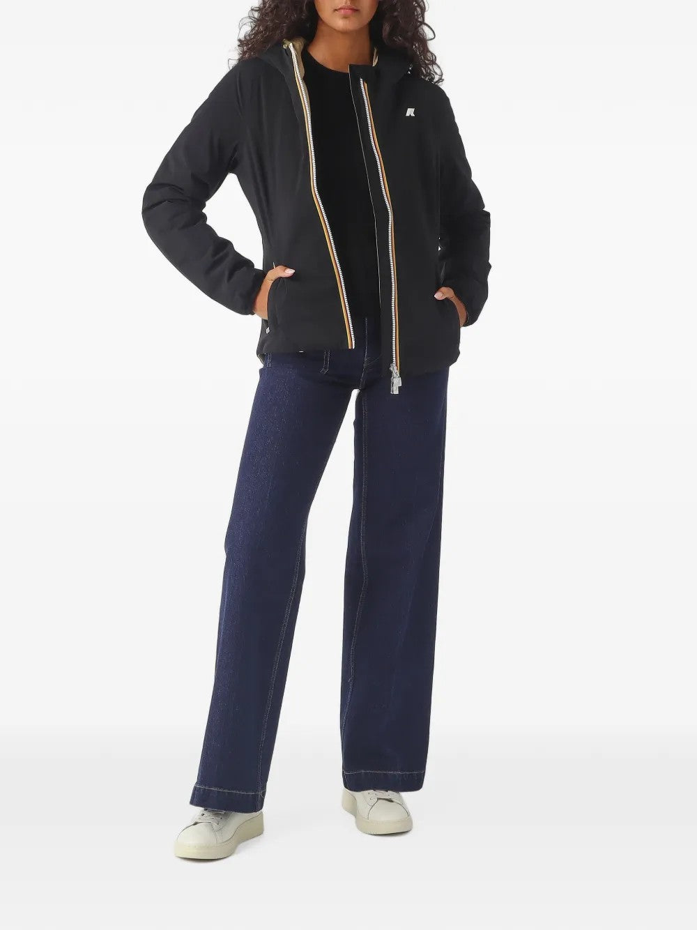 GIUBBOTTO Nero/beige K-way