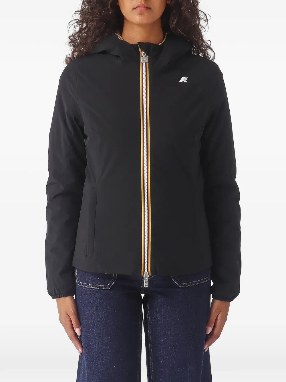 GIUBBOTTO Nero/beige K-way