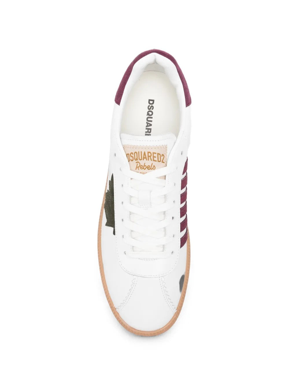 SNEAKER Bianco/bordeaux Dsquared2