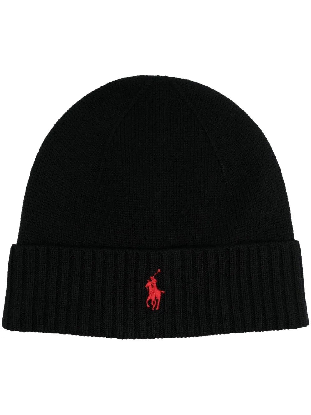 BERRETTO Nero Polo Ralph Lauren