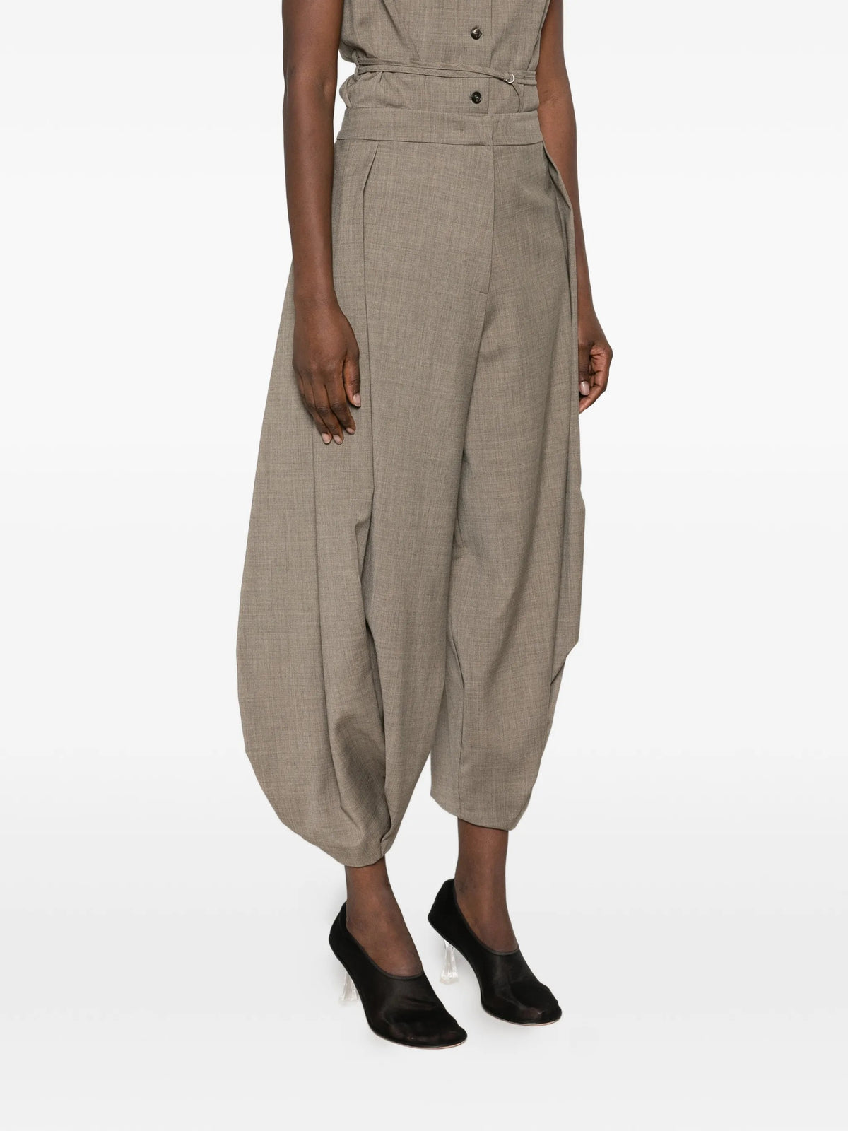 PANTALONE Verde Salvia Su