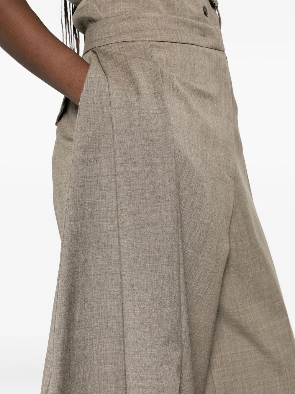 PANTALONE Verde Salvia Su
