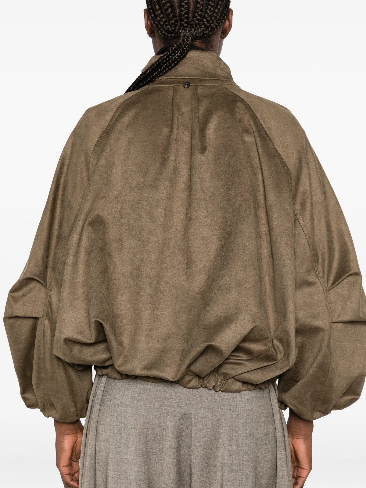 GIACCA Verde Militare Su