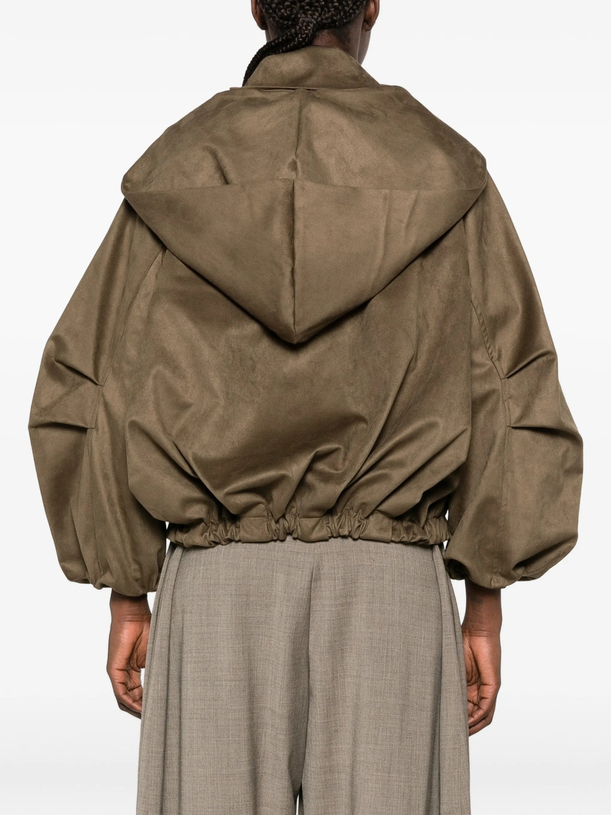 GIACCA Verde Militare Su