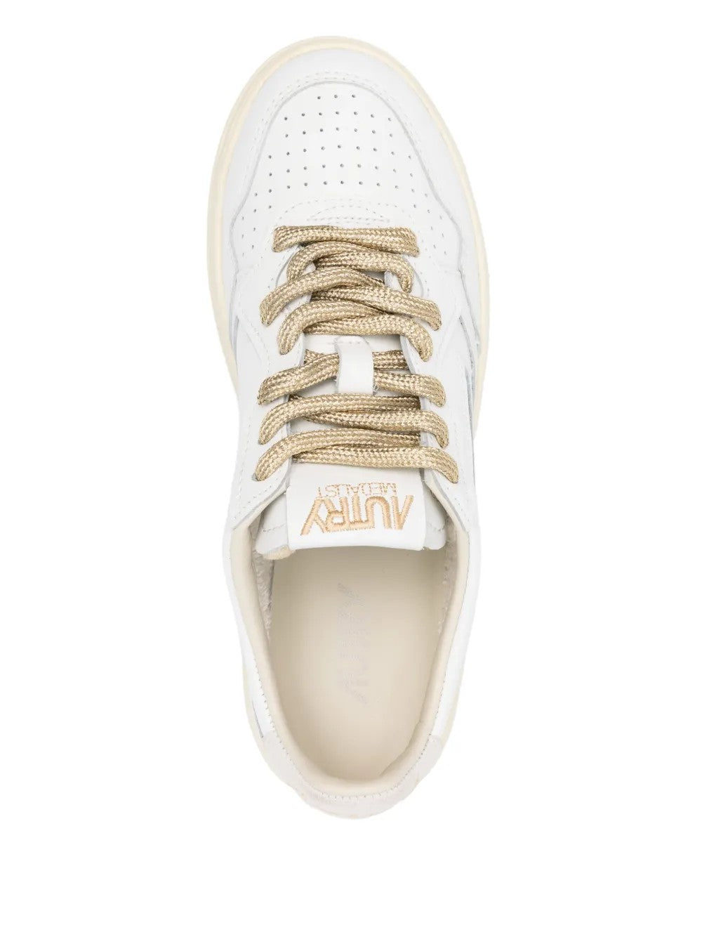 SNEAKER Bianco/oro Autry