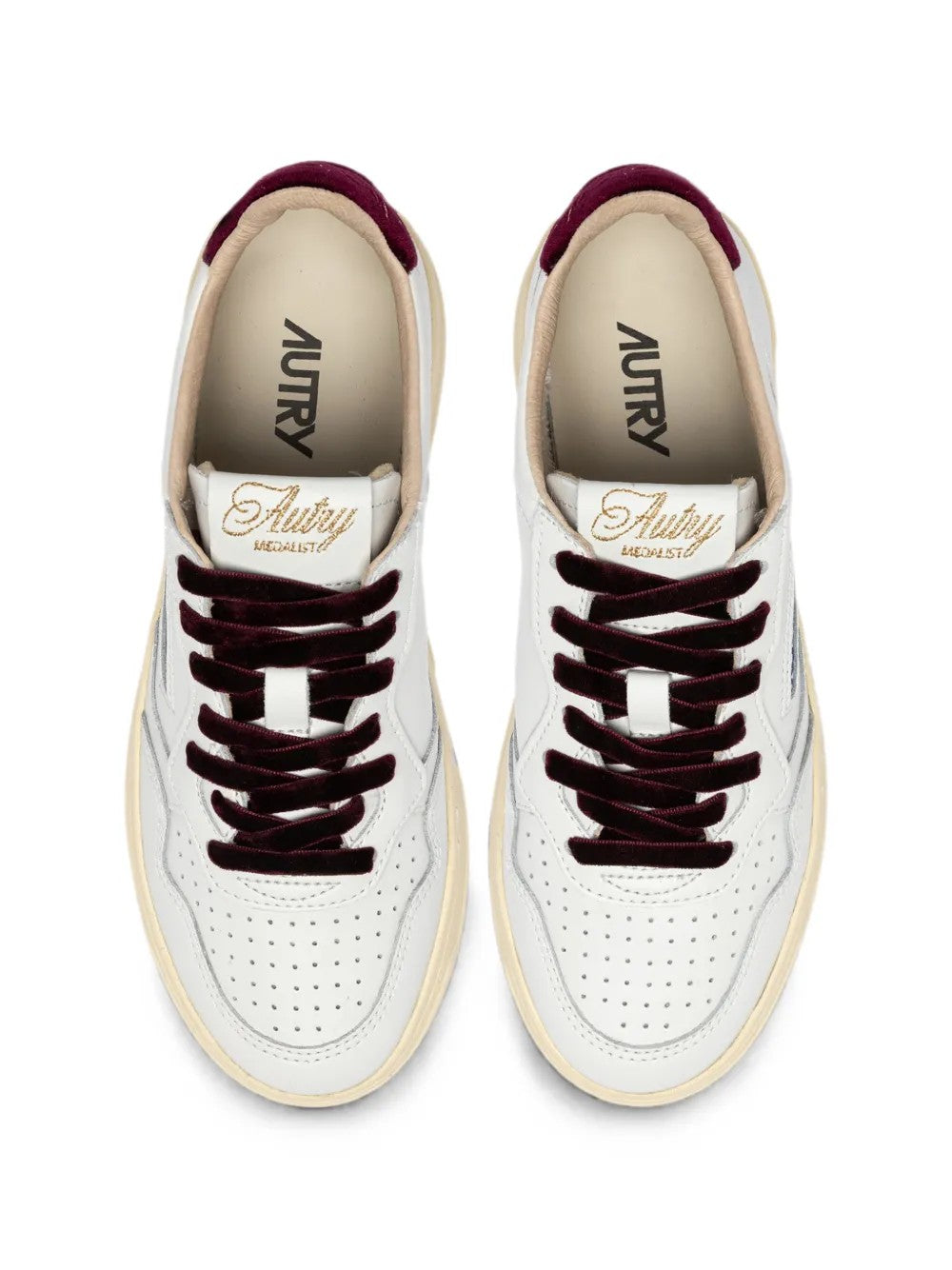 SNEAKER Bianco/burgundi Autry