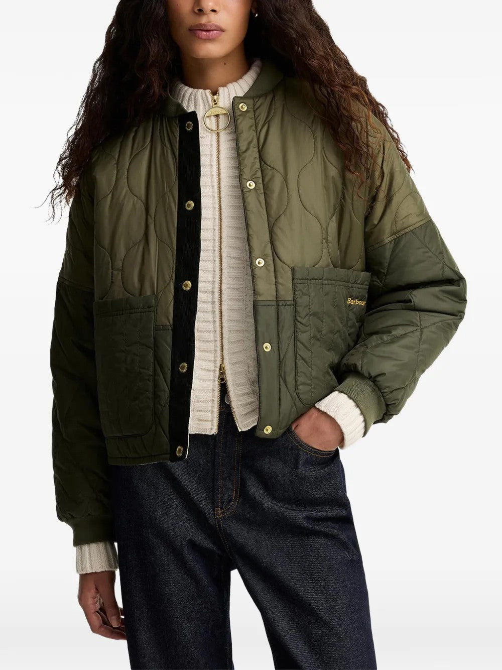 GIACCA Verde Oliva Barbour