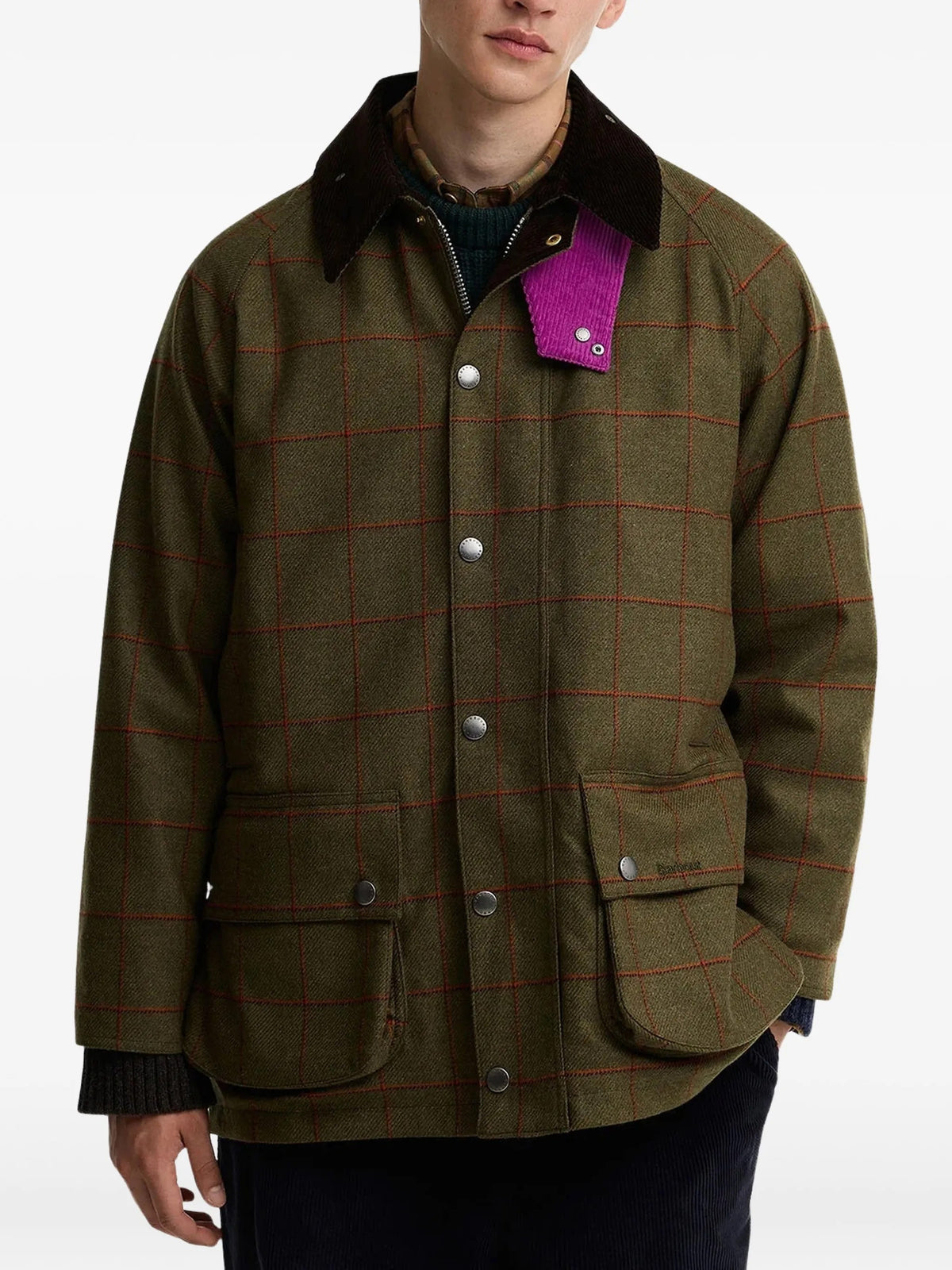 GIACCA Verde Oliva Barbour