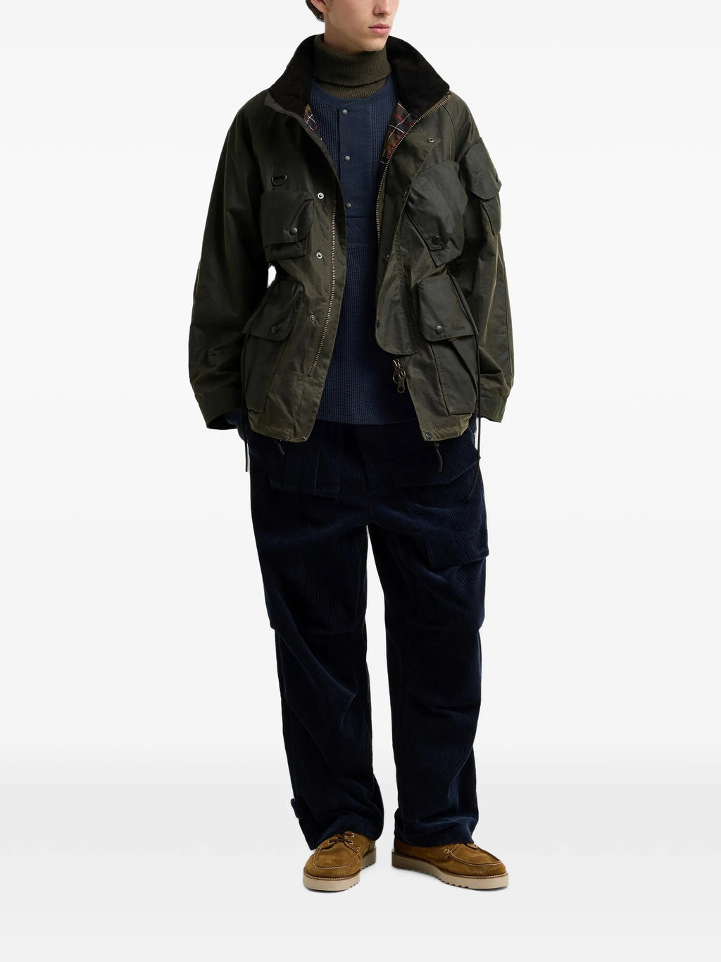 GIACCA Verde Oliva Barbour