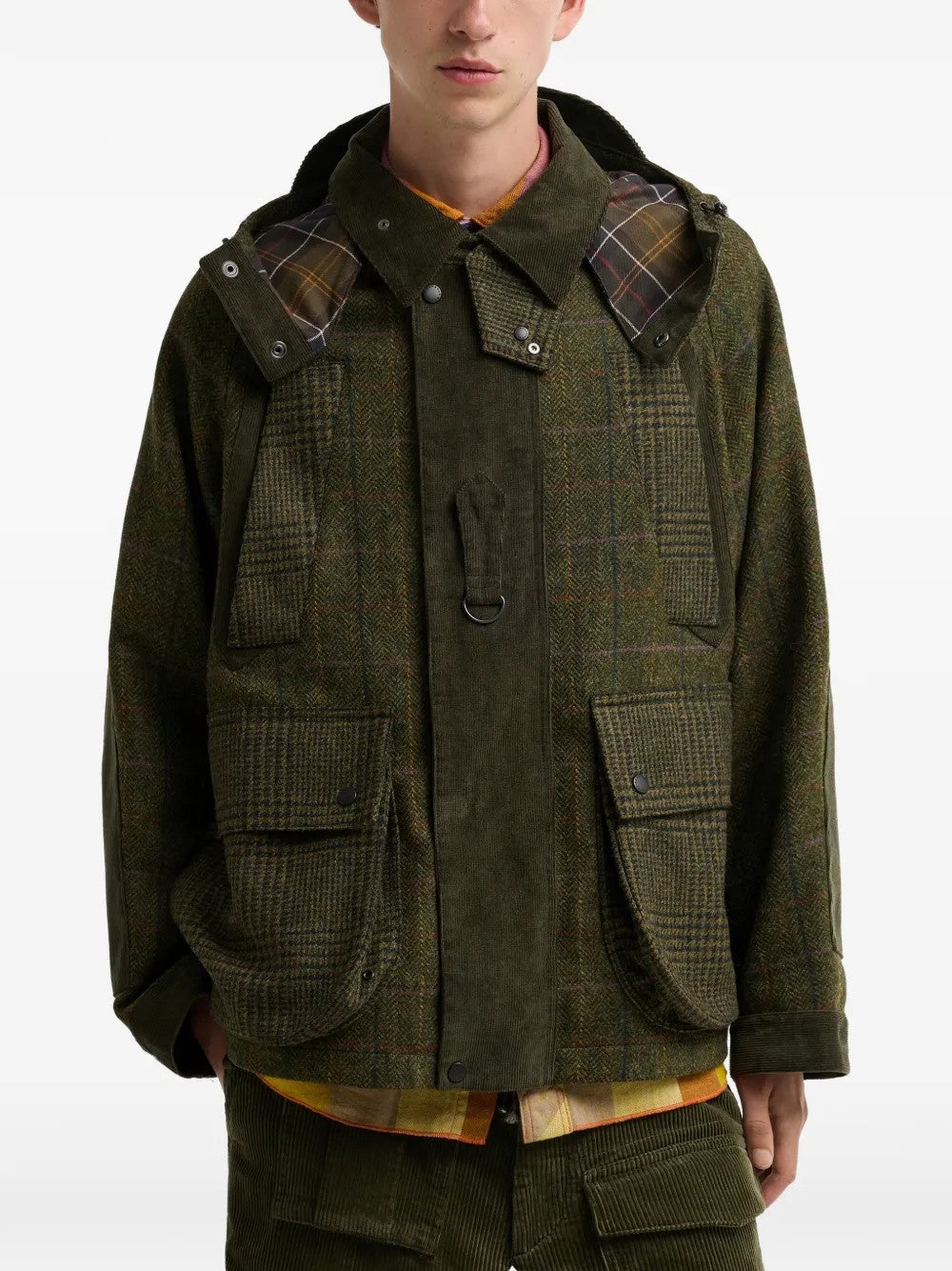 GIACCA Verde Oliva Barbour