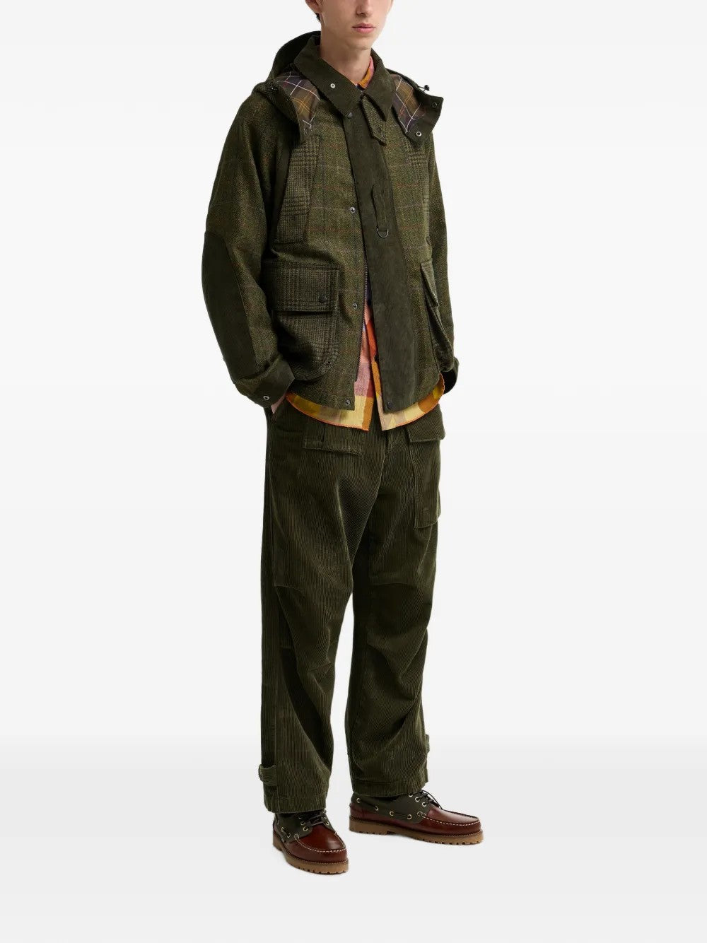 GIACCA Verde Oliva Barbour