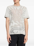 T-SHIRT Grigio Chiaro Diesel