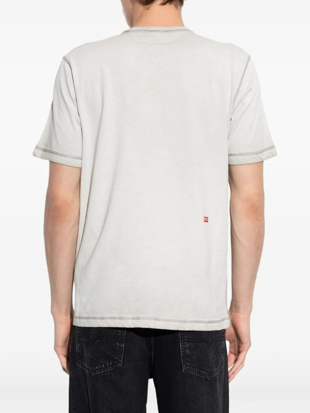 T-SHIRT Grigio Chiaro Diesel