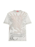 T-SHIRT Grigio Chiaro Diesel